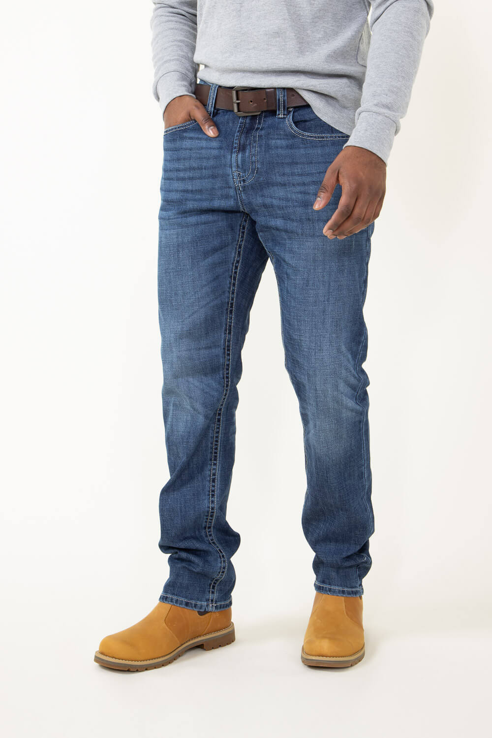 Axel Jeans Bobby Athletic Straight Jeans for Men | AXMB0039-TRUMBALL