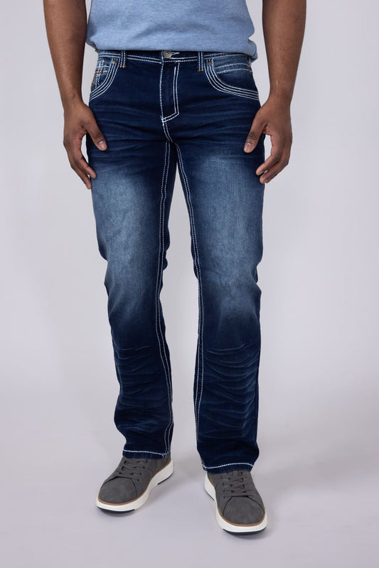 True Luck Livingston Bootcut Stretch Jeans for Men | TL17150055