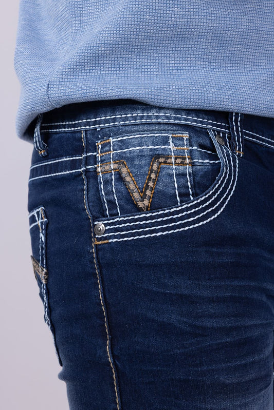True Luck Livingston Bootcut Stretch Jeans for Men | TL17150055