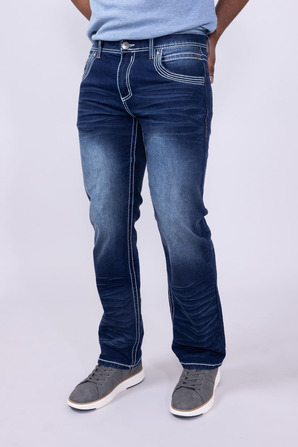 True Luck Livingston Bootcut Stretch Jeans for Men | TL17150055