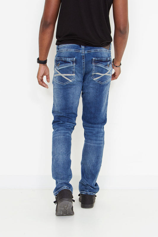 Axel Jeans John Harbor Athletic Straight Jeans for Men | AXMB0058-ATHLETIC