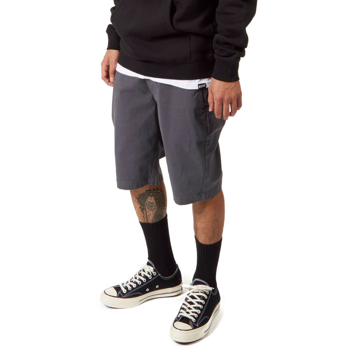 CCS Stretch Chino Shorts - Grey