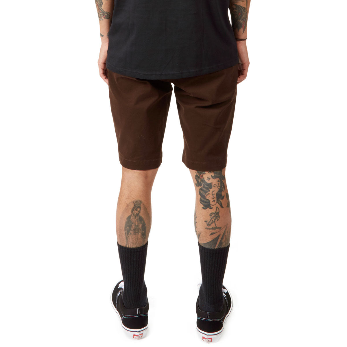 CCS Stretch Chino Shorts - Chocolate