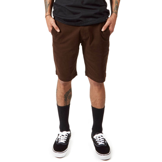 CCS Stretch Chino Shorts - Chocolate