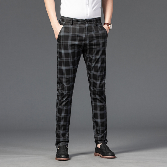 Hudson Checkered Trousers