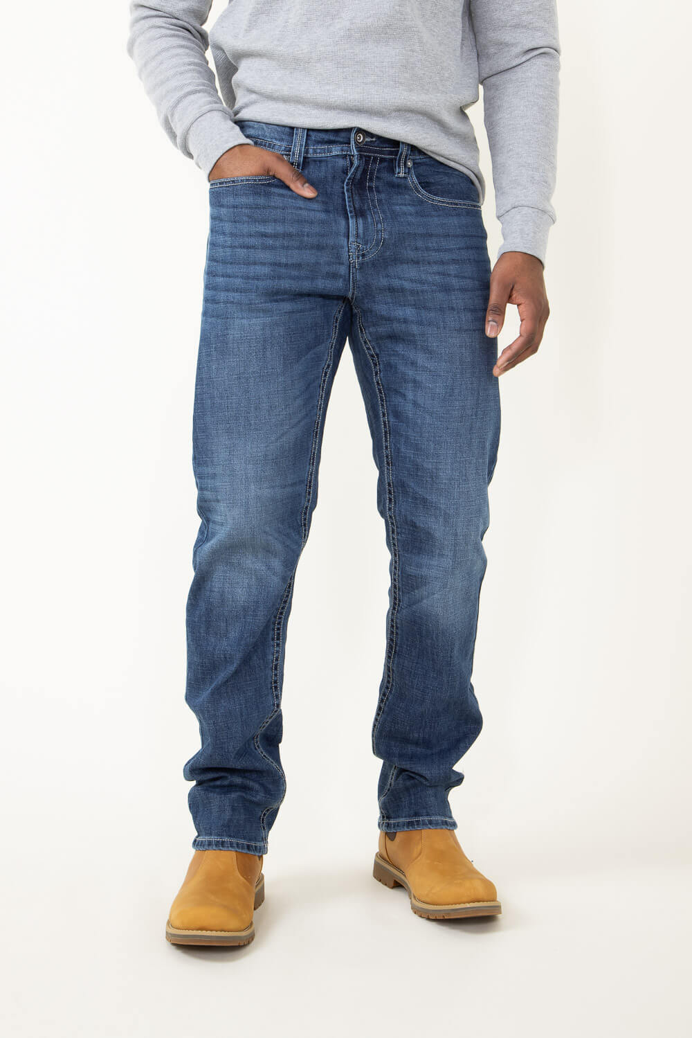 Axel Jeans Bobby Athletic Straight Jeans for Men | AXMB0039-TRUMBALL